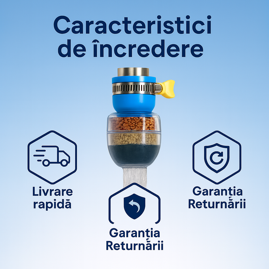 Filtru profesional pentru purificarea apei de la robinet