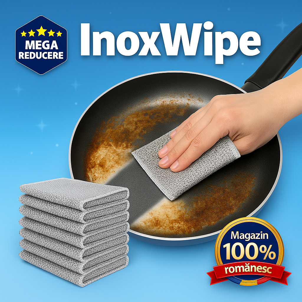 Lavetă Inox Anti Zgârieturi - InoxWipe™