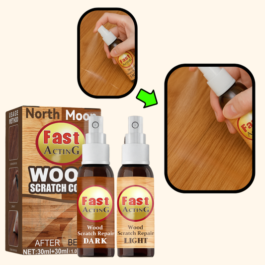 Spray pentru reparat parchetul sau mobilierul zgâriat - ZeroZgârieturi™