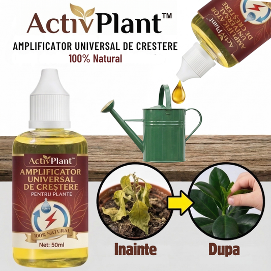 Stimulator Natural de Crestere pentru Orice Planta - ActivPlant™