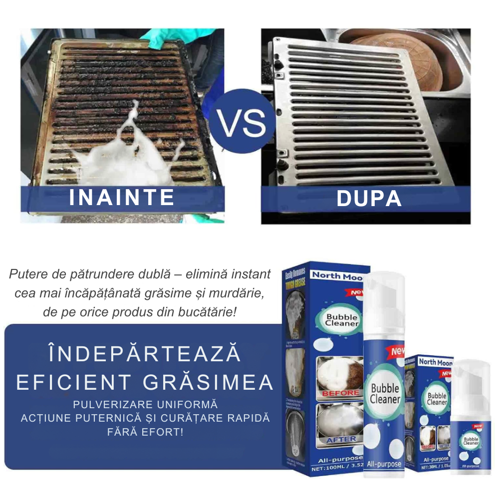 Spray pentru îndepărtarea Petelor, Uleiului și Grăsimii - CurățăTot™